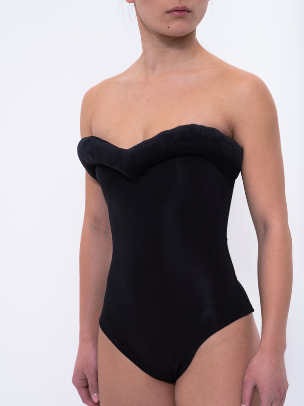 Sweetheart Strapless Body Black