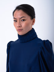 Signature Blouse Dark Blue Castel